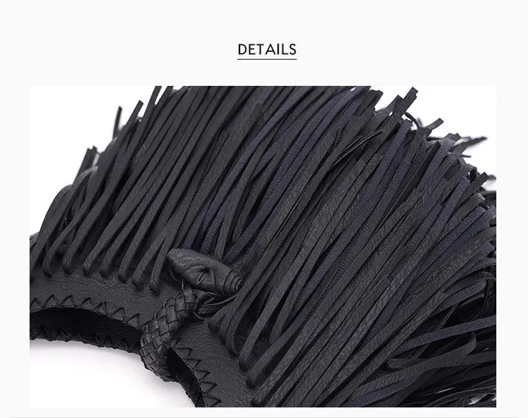 Double-Sided Tassel Design Crossbody Bag for Women