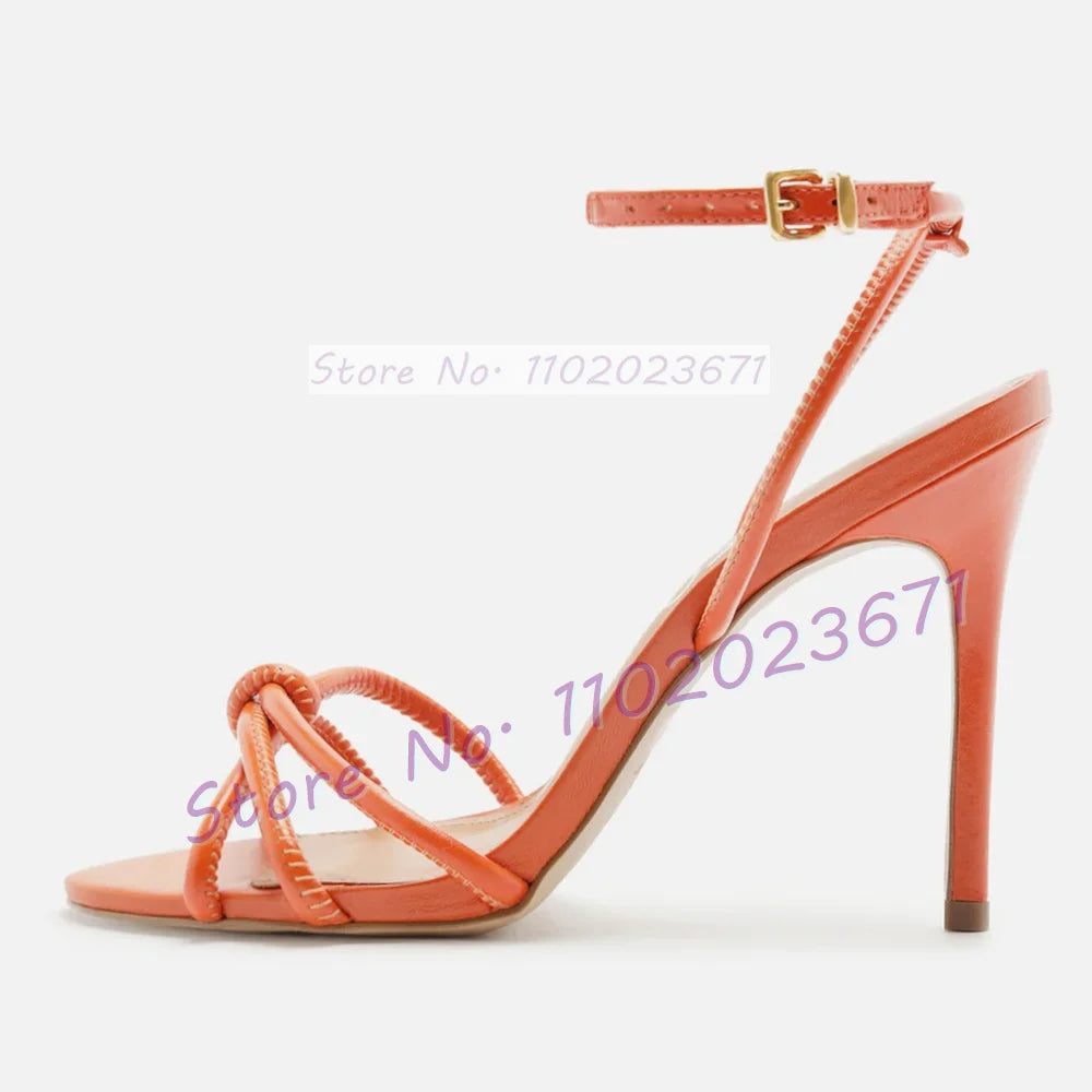 Elegant Open Toe Ankle Strap High Heel Sandals for Women