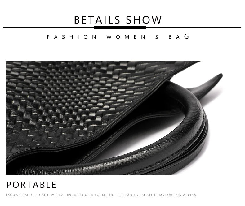 Premium Minimalist Top Layer Leather Tote Bag for Women