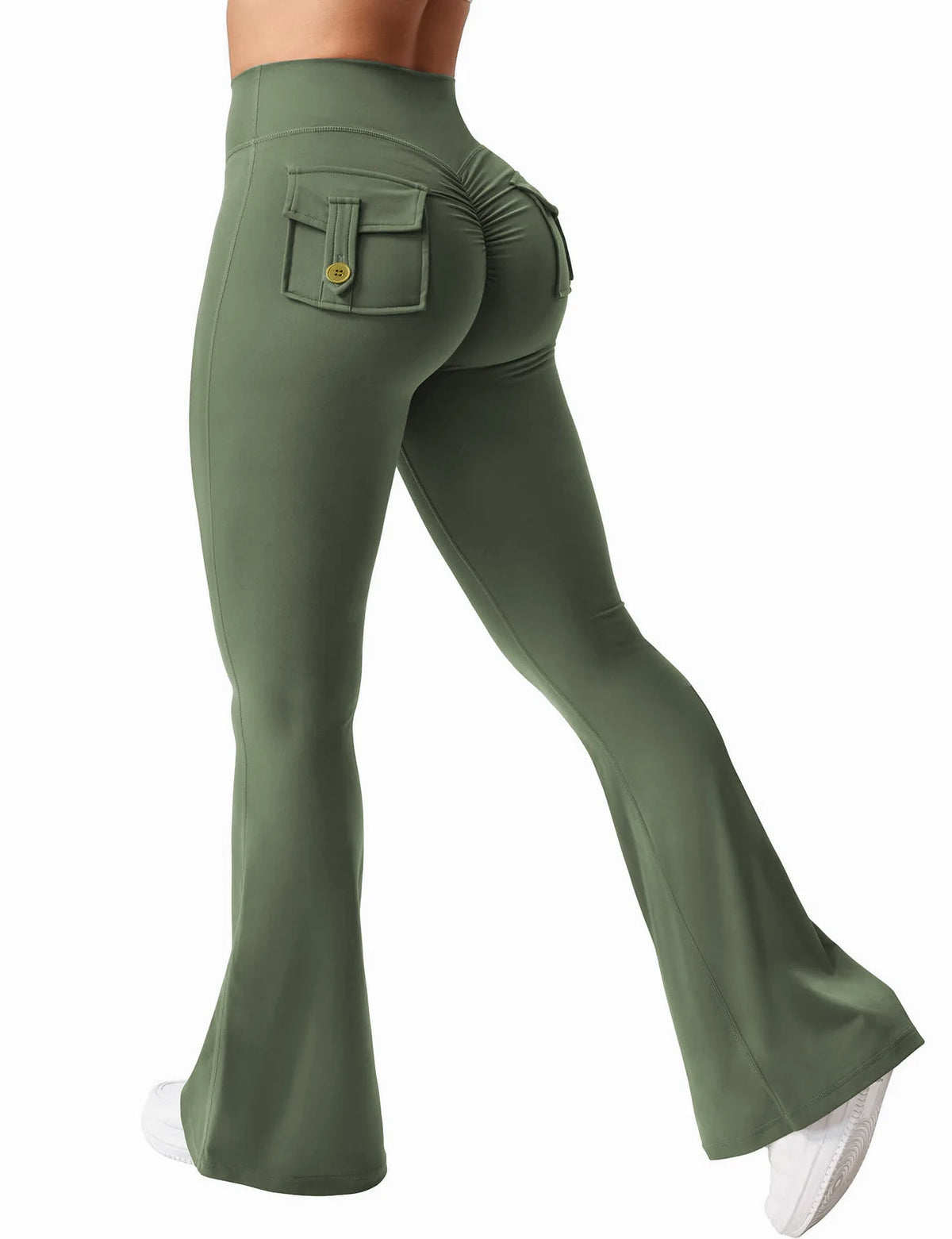 High Waist Push Up Workout Leggings With Pocket for Women