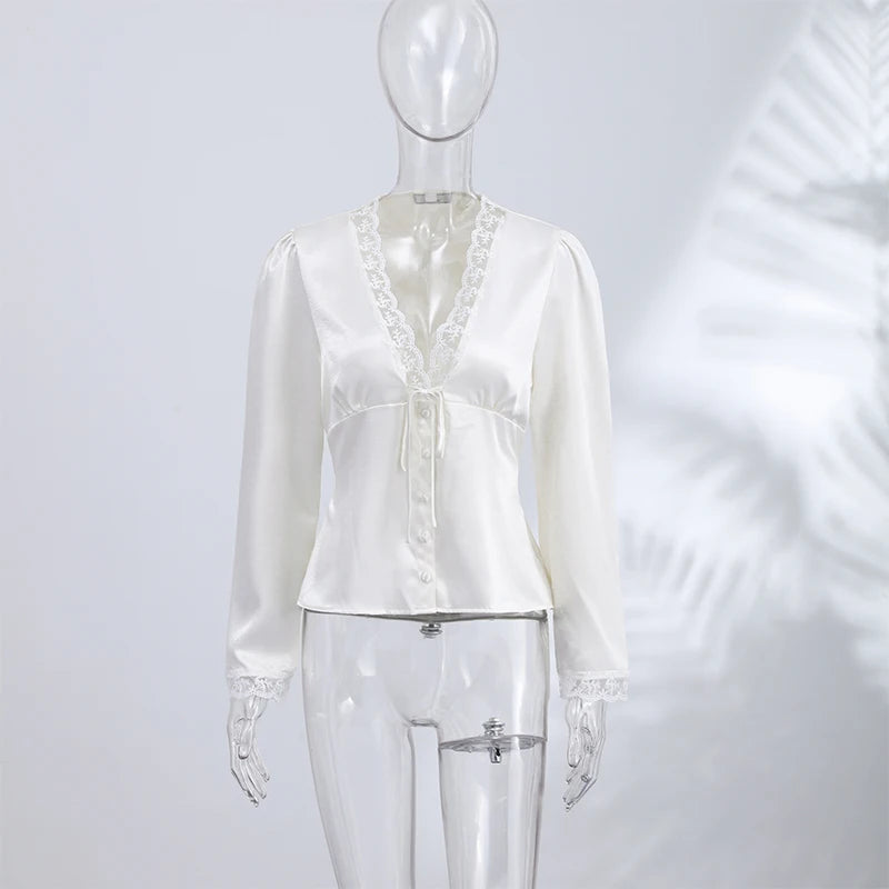 Lapel Jacket and Ruffle Hem Shorts Two-Piece Set for Women