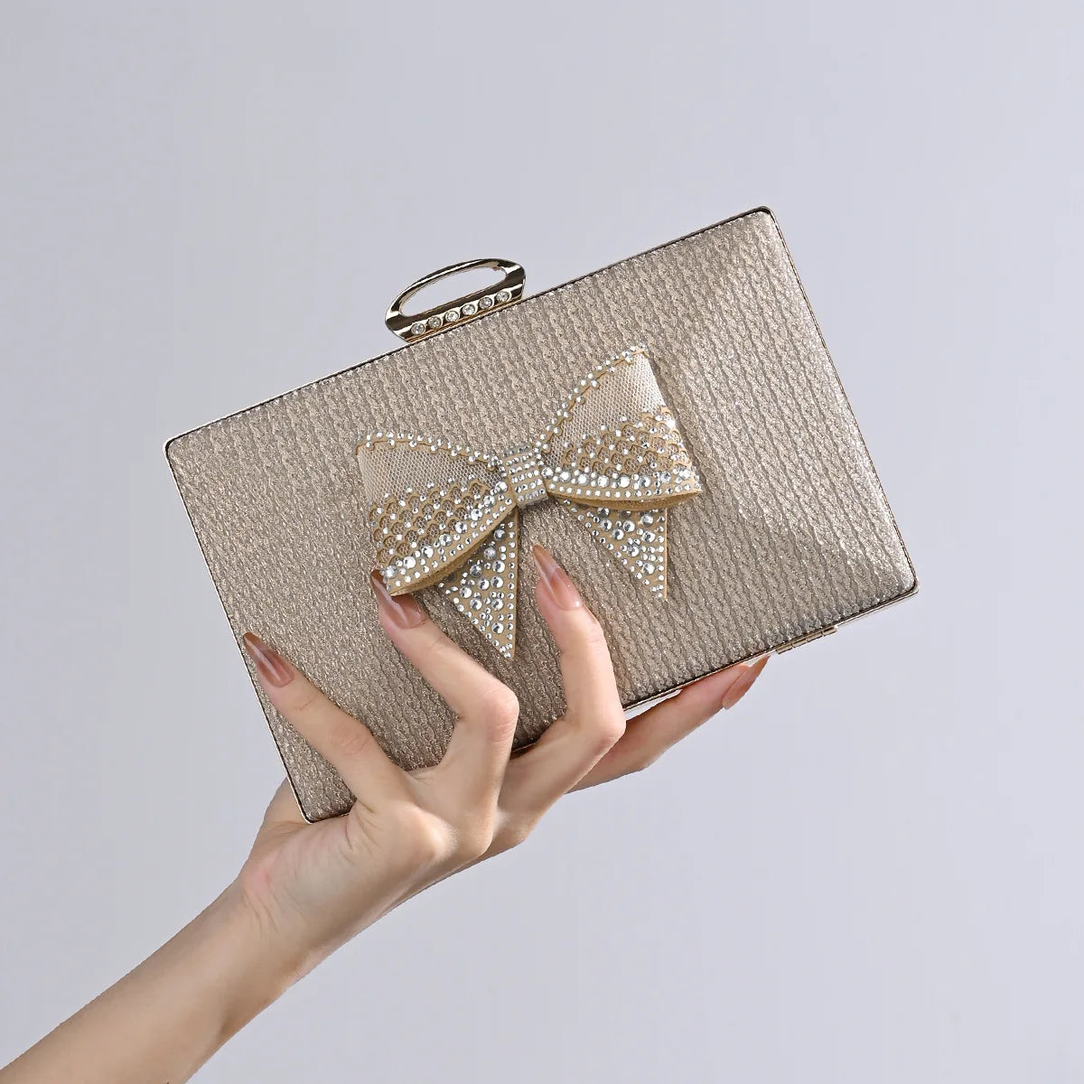 Elegant Knot Chain Crossbody Evening Bag for Women