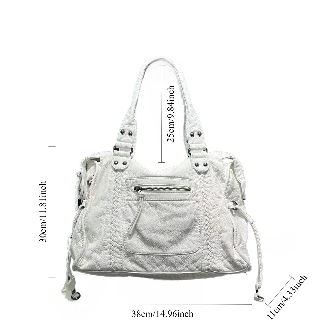 Y2K Street Style Retro Chic Large Capacity Tote Bag for Women