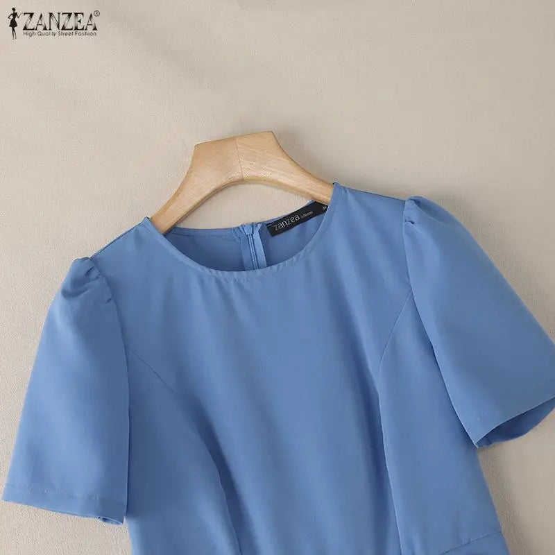 Layered Asymmetric A-Line Dress