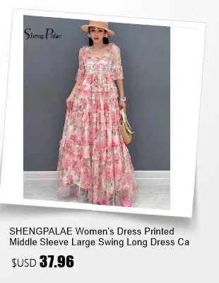 Loose Fishtail Mid-Calf Dress