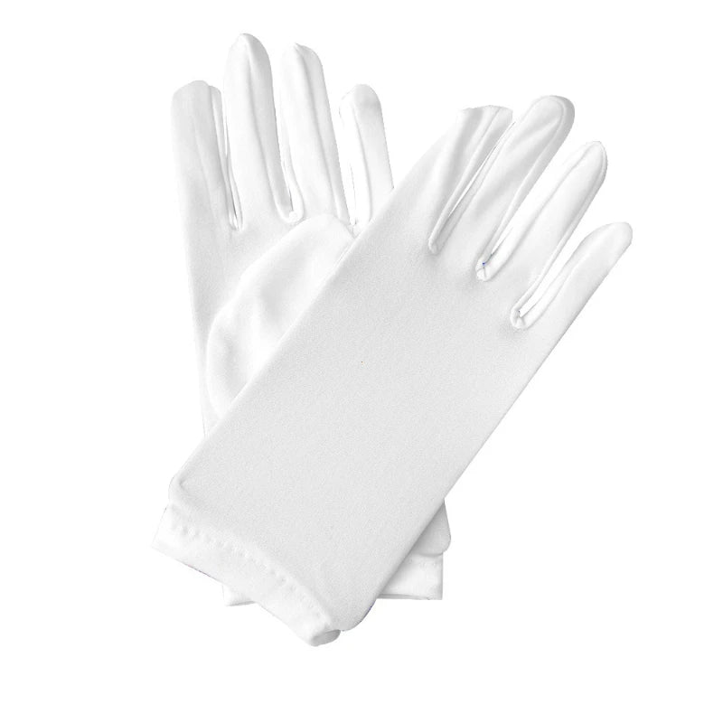Wrist Length Fingerless Polyester Gloves