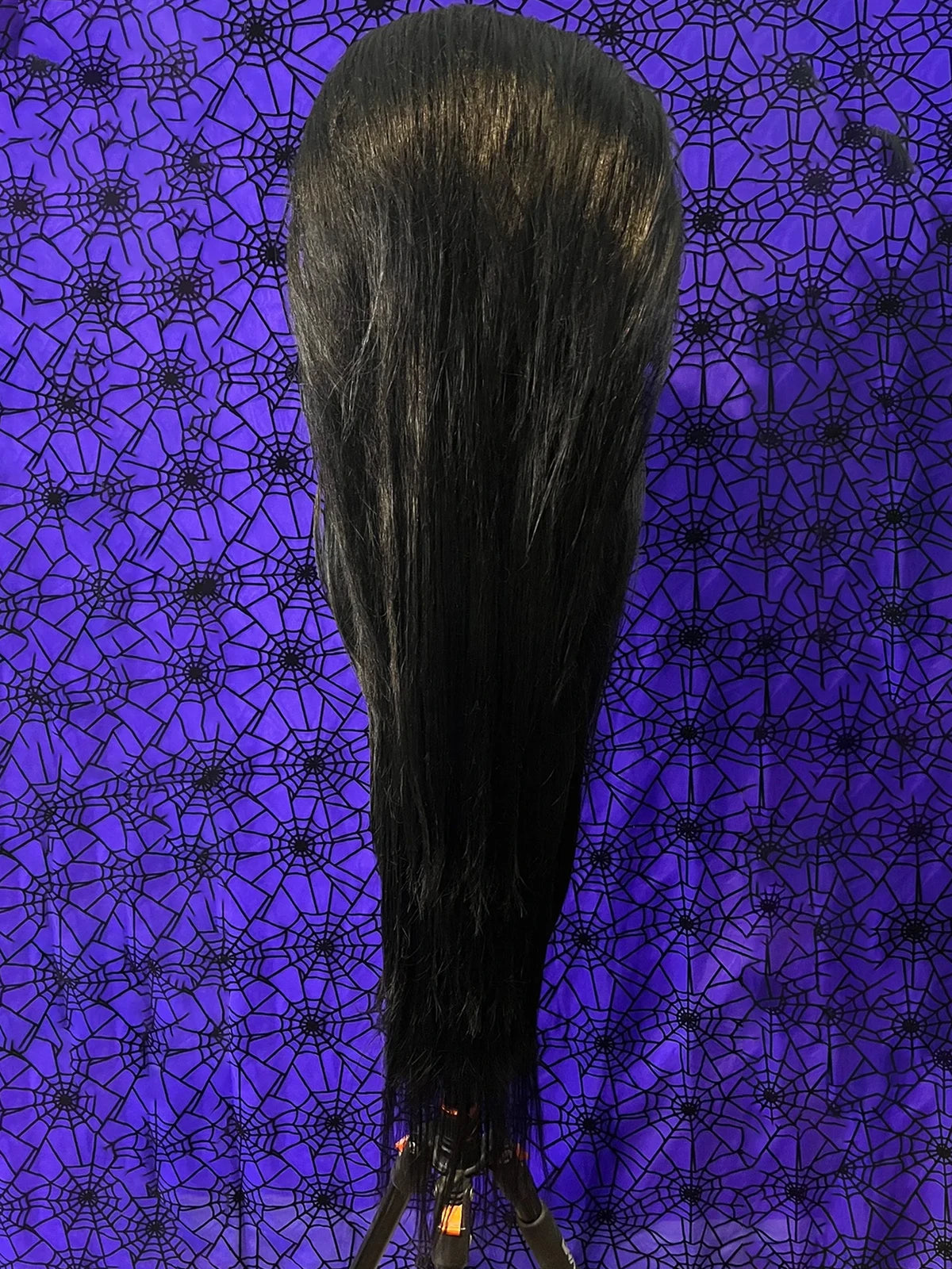 28inch Elvira Mistress of the Black Wig for Cosplay Costume Accessory