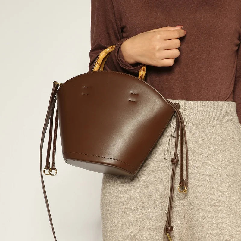 Spacious Bamboo Knot Tote Bag