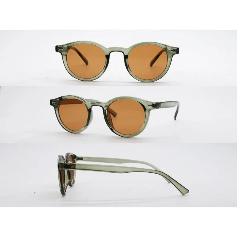 Vintage Round Gradient Sunglasses