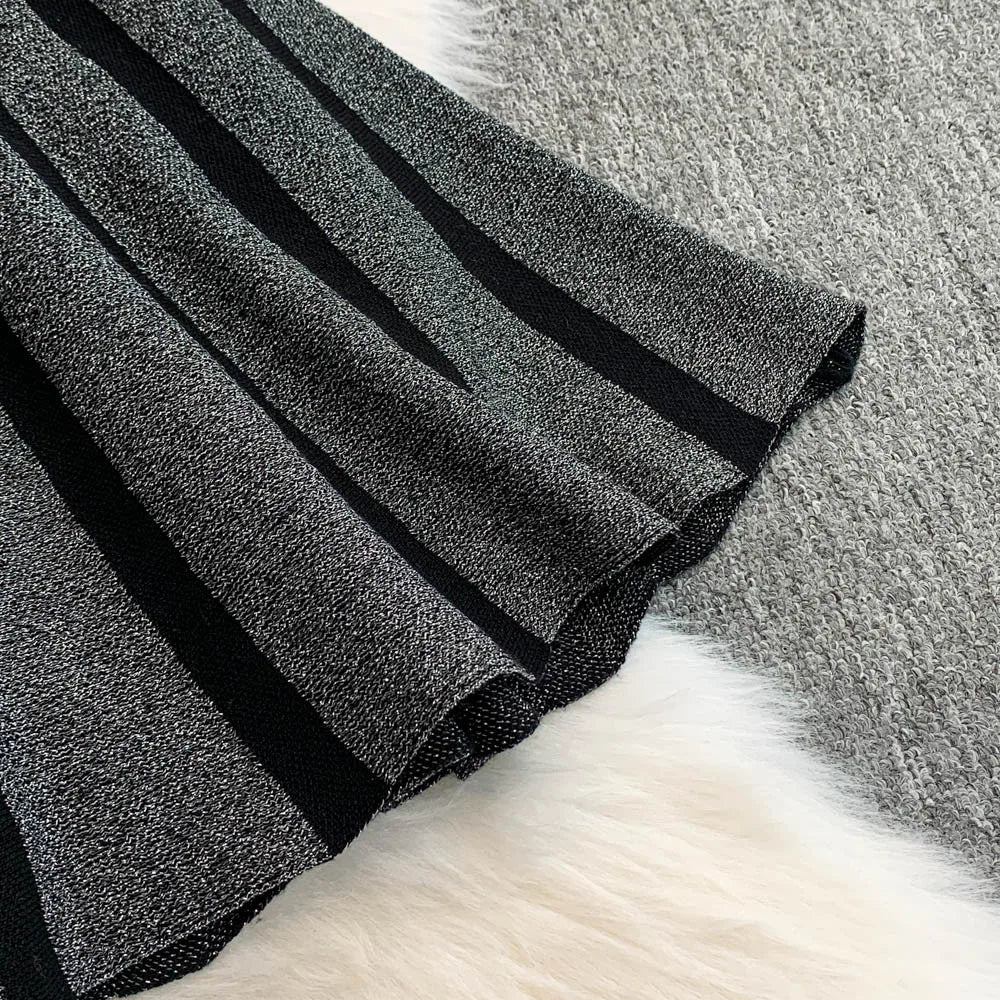 FAGADOER Summer Fashion Knit Bodycon Mini Dresses Women Square Collar Sleeveless Backless High Waist Dress Female Office Vestido