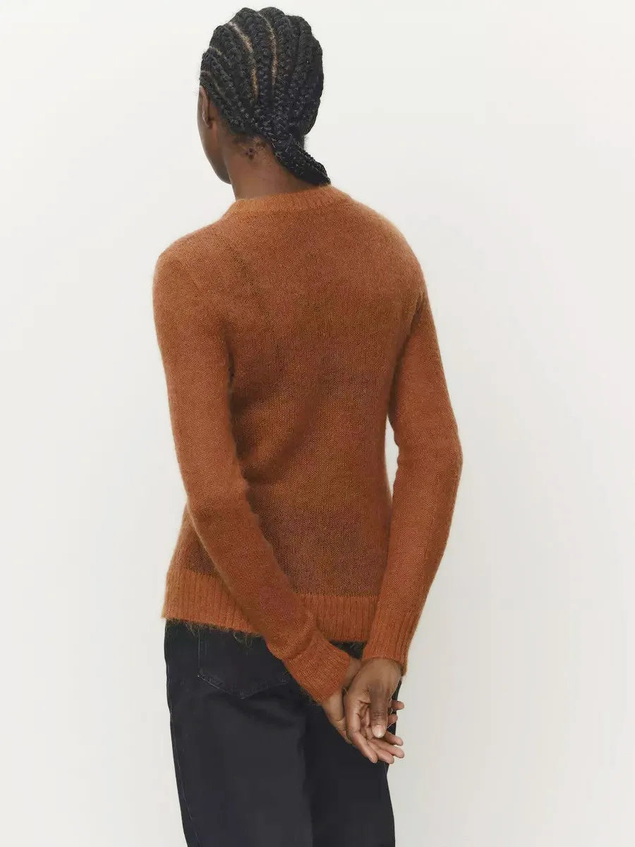 See Through Mesh Knit Sweater