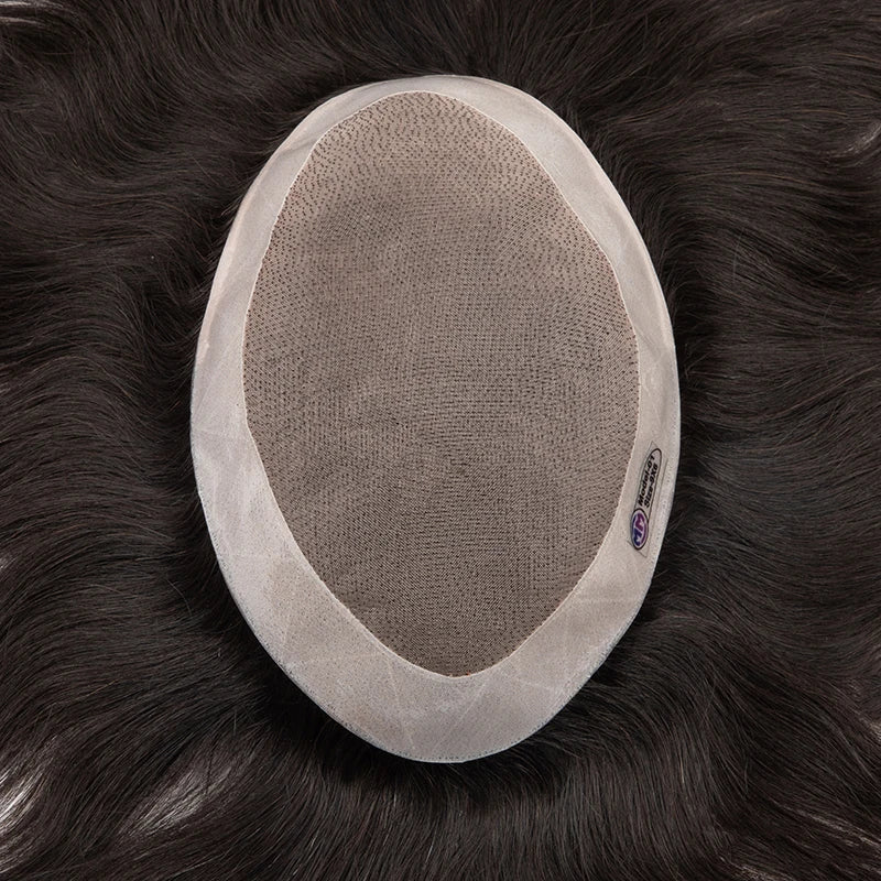 Natural Curly Remy Indian Human Hair Toupee for Women
