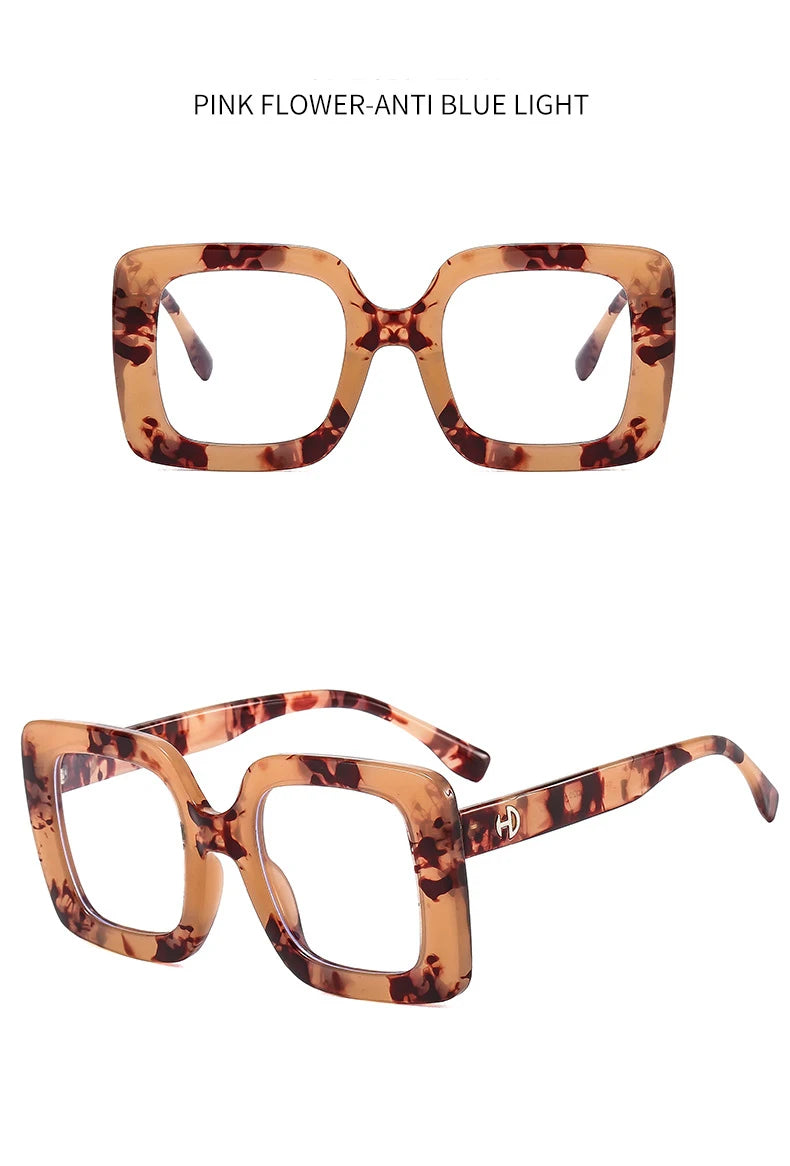 Oversized Blue Light Blocking Reading Glasses for Women
