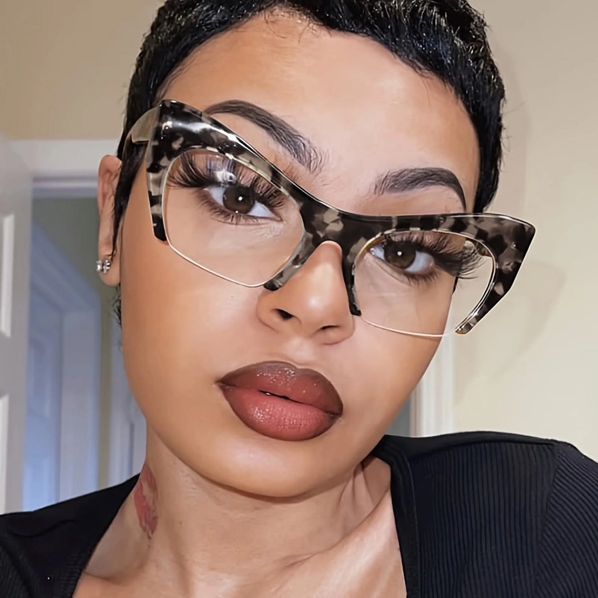 Retro Cat Eye Large Frame Reading Glasses for Women