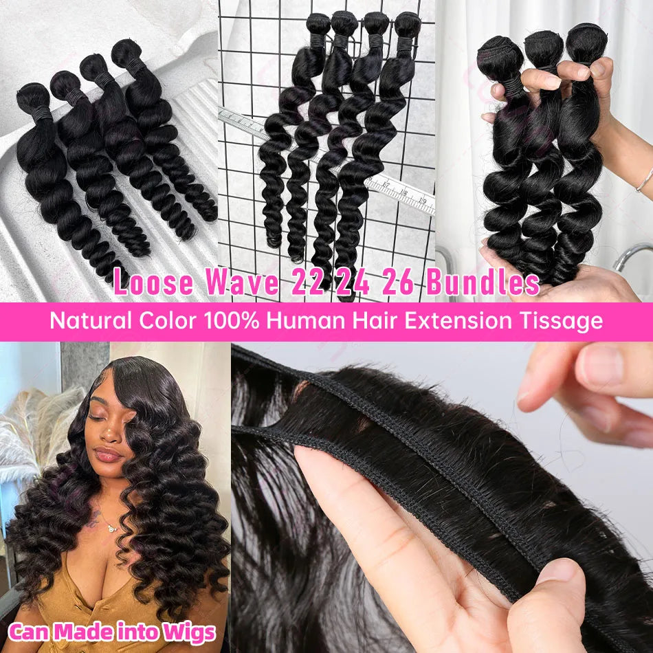 Long Deep Wave Hair Extensions