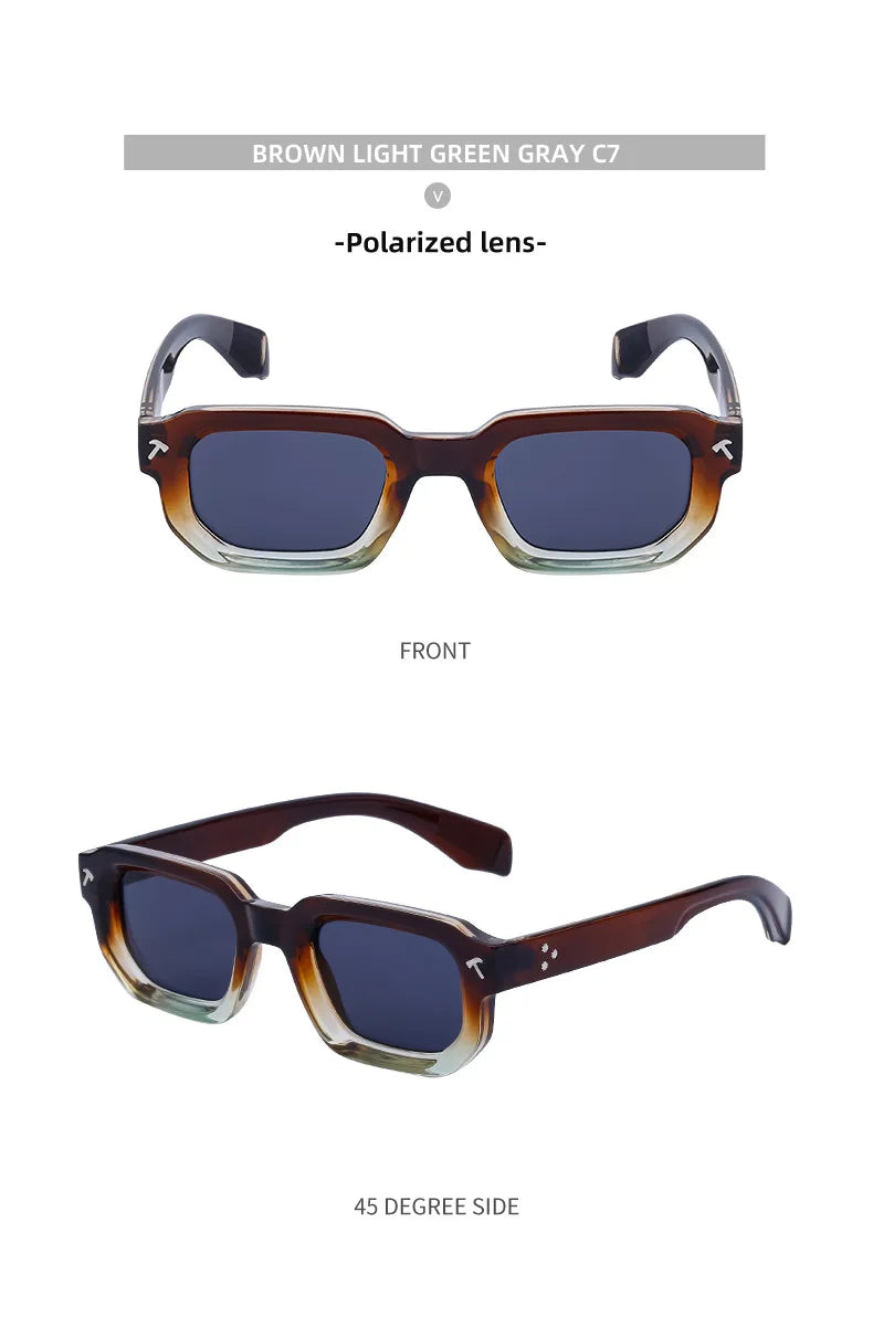 Small Square Polarized Sunglasses