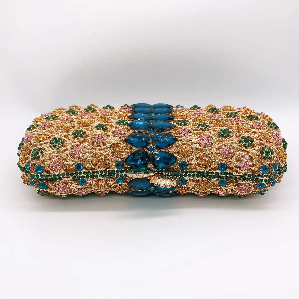 Hollow Rhinestone Evening Clutch Handbag for Women
