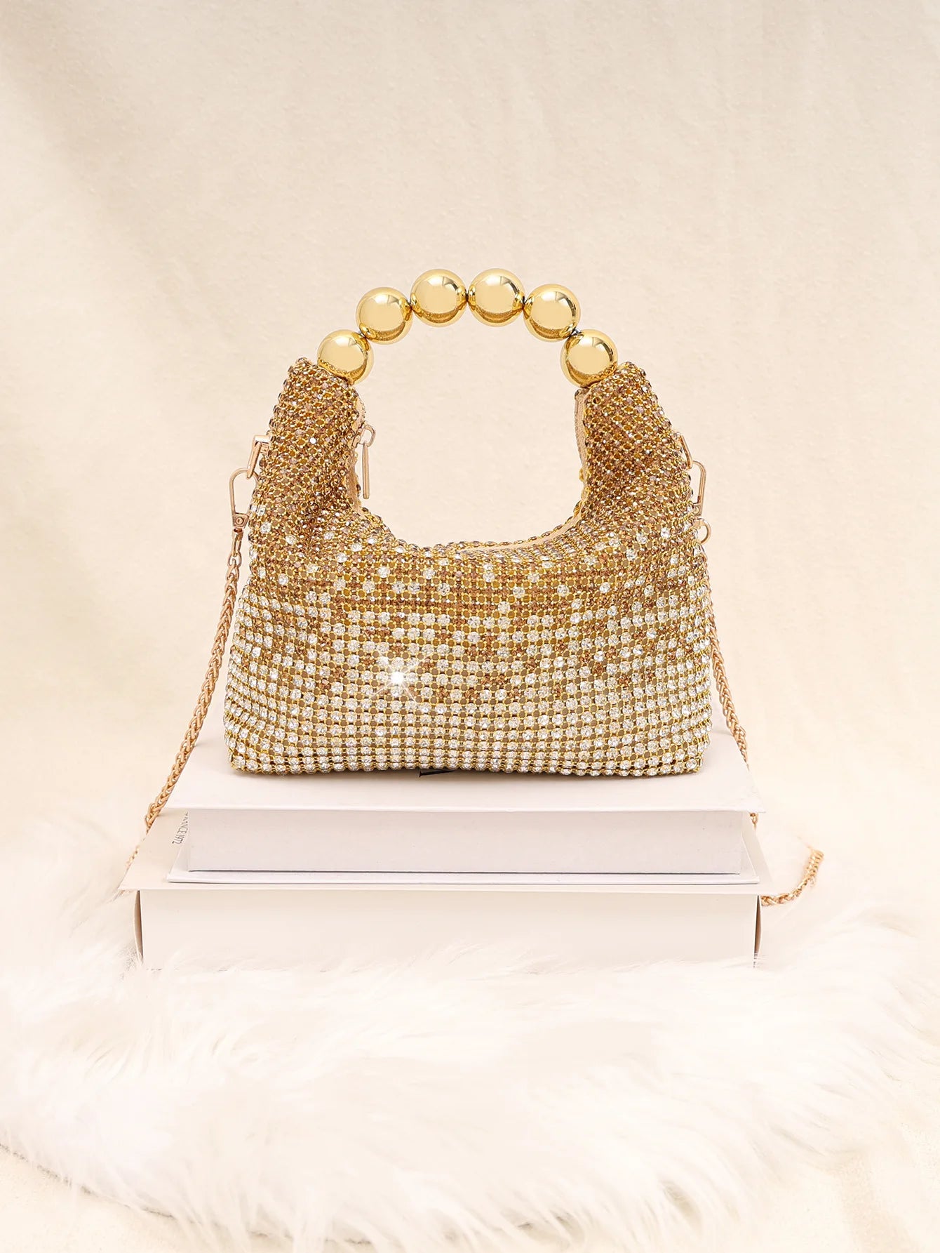 New Evening Handbag Luxury Brand Shiny Dinner Party Women's Handbag Fashion Trend Shiny Women's Shoulder Crossbody Bag