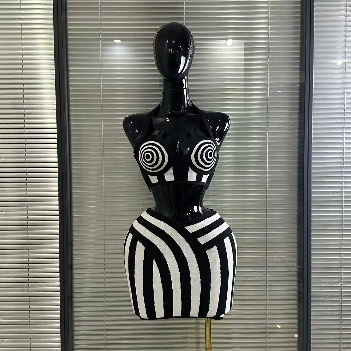 Women Sexy Halter Off the Shoulder 2 Pieces Bodycon  Mini Skirt Set Party Dating Club Party Outfit Bandage Dress