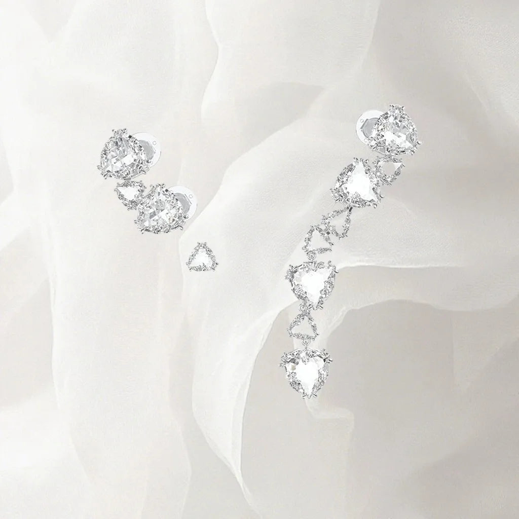 Elegant Gold Plated Zirconia Pendant Set for Women