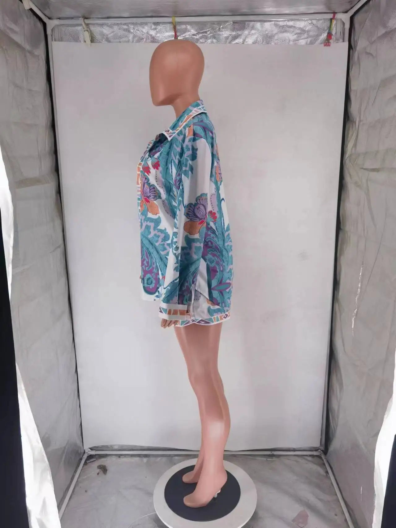 Casual Print Relaxed Fit Summer Two Piece Set for Women