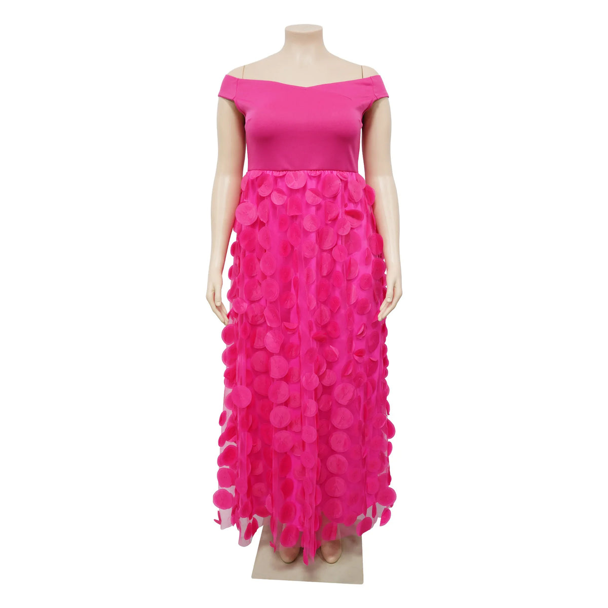 Feather Trim Loose Fit Ankle Length Dress for Women