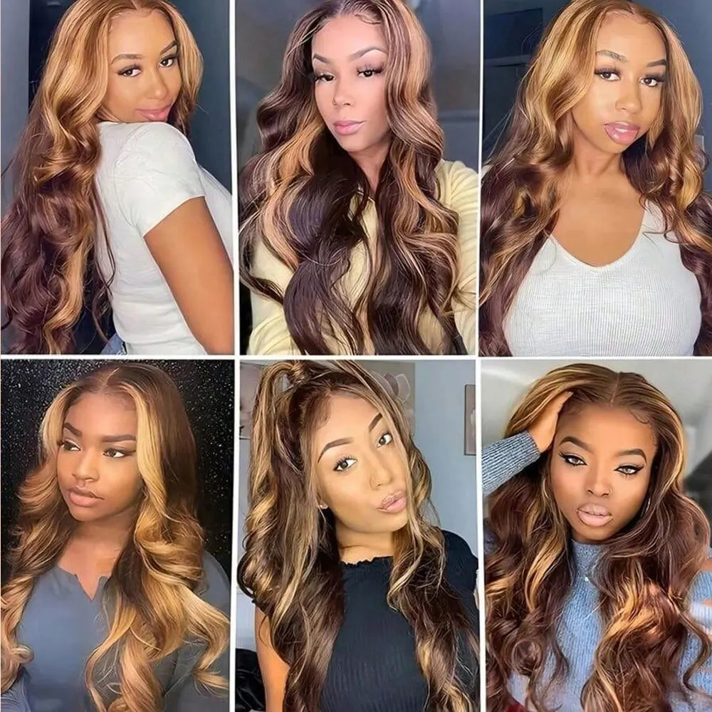 Body Wave Brazilian Human Hair Lace Front Wig For Women