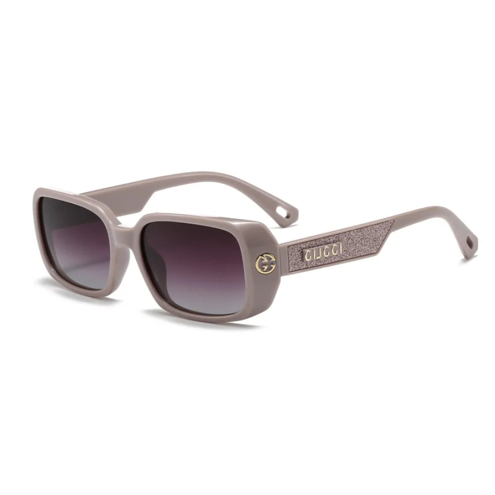 Patterned Square UV400 Sunglasses