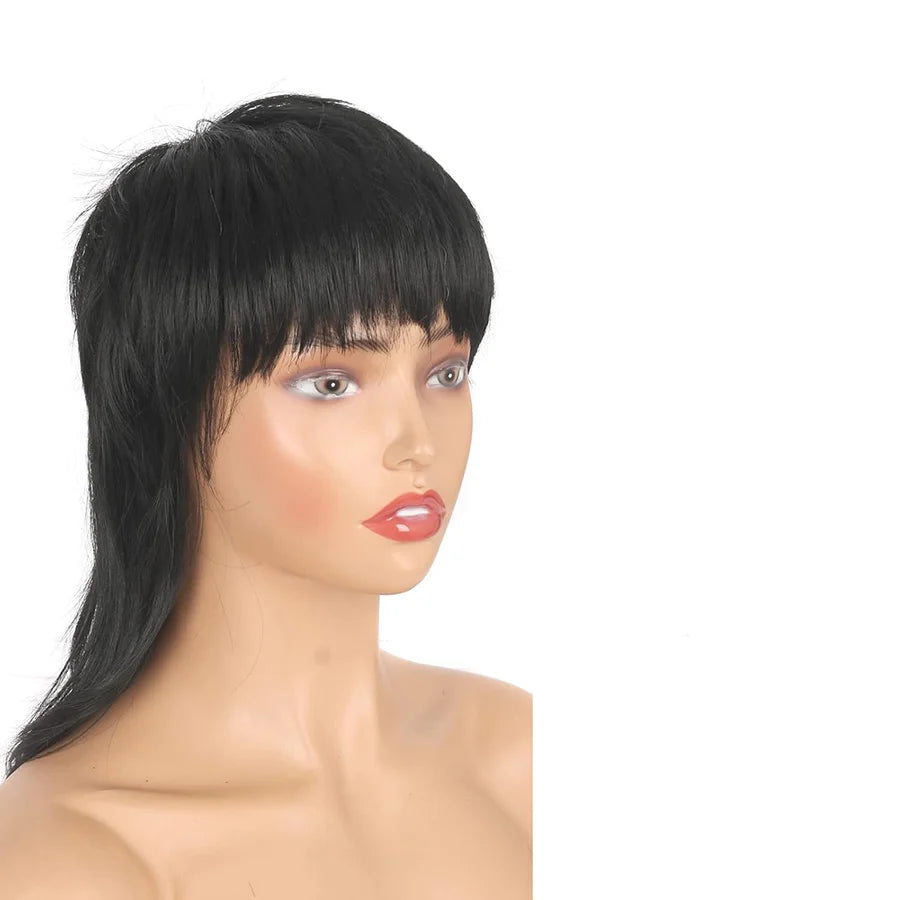 Wolf Cut Shaggy Layered Trendy Wig with Bangs for Women
