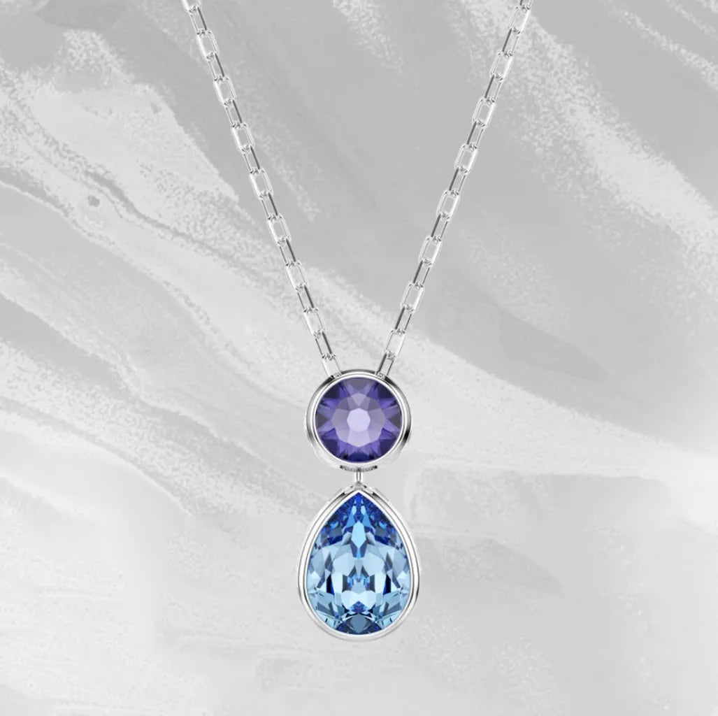 Dazzling Zircon Crystal Statement Necklace for Women