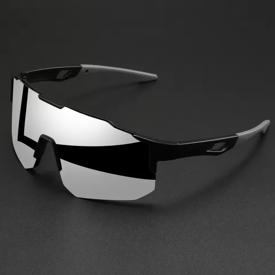 Oversized Square Reflective Sunglasses