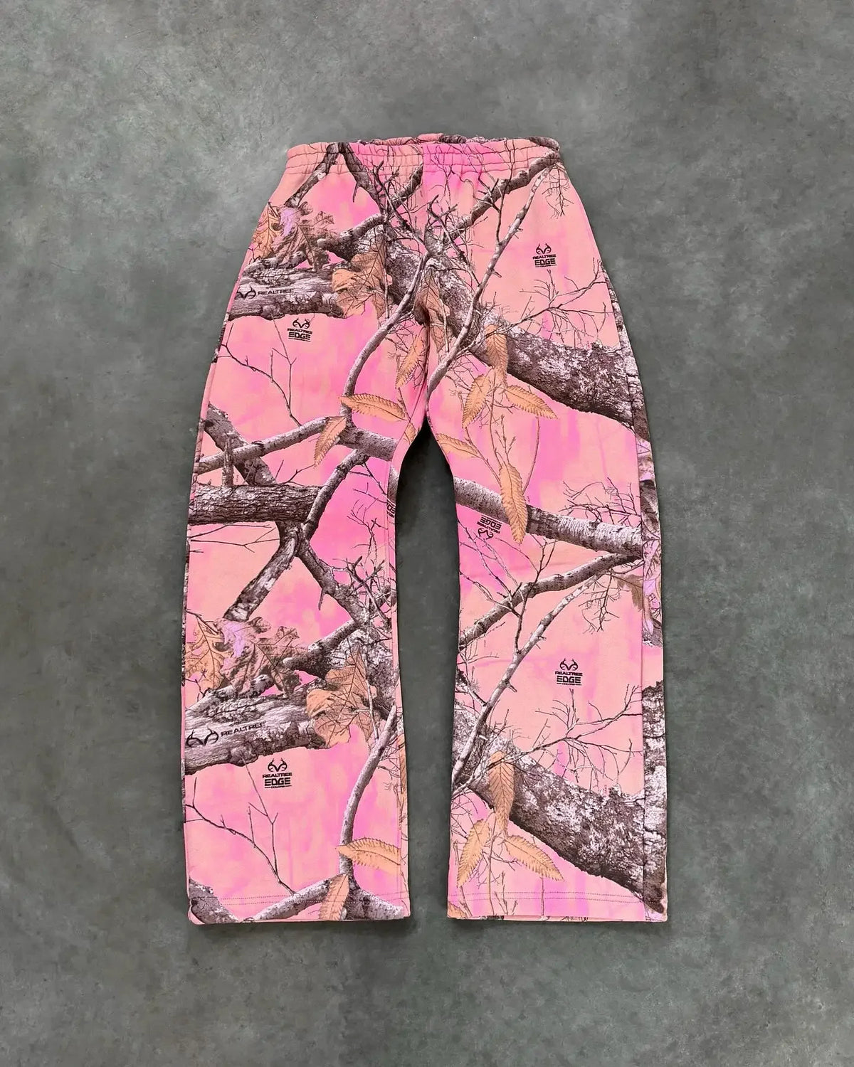 Leaf Camouflage Print Hoodie Set