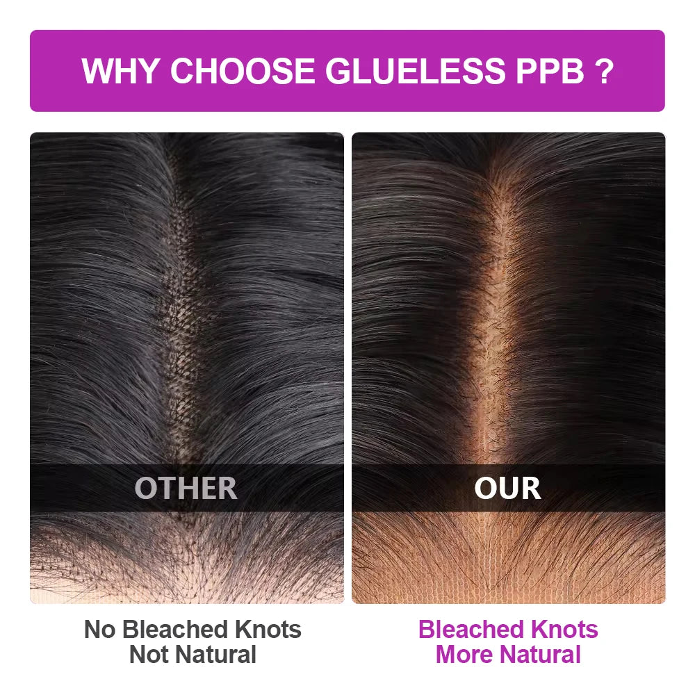 Bone Straight Glueless Bob Wig