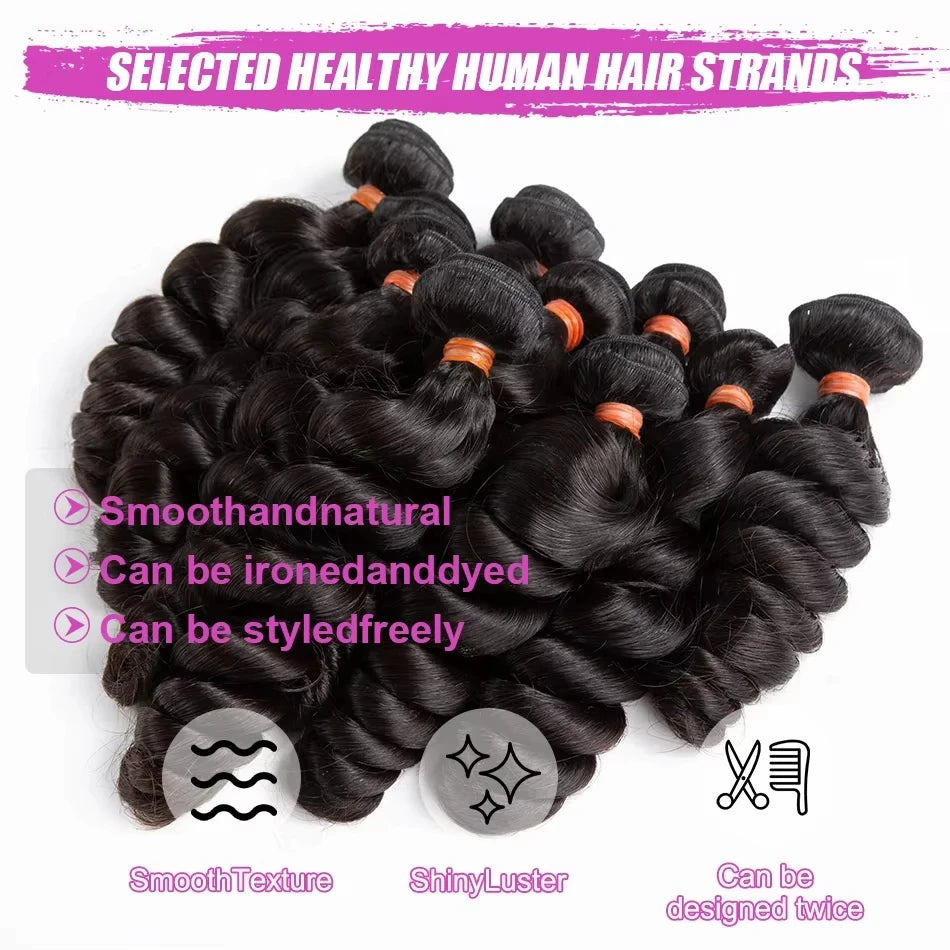 Long Deep Wave Hair Extensions