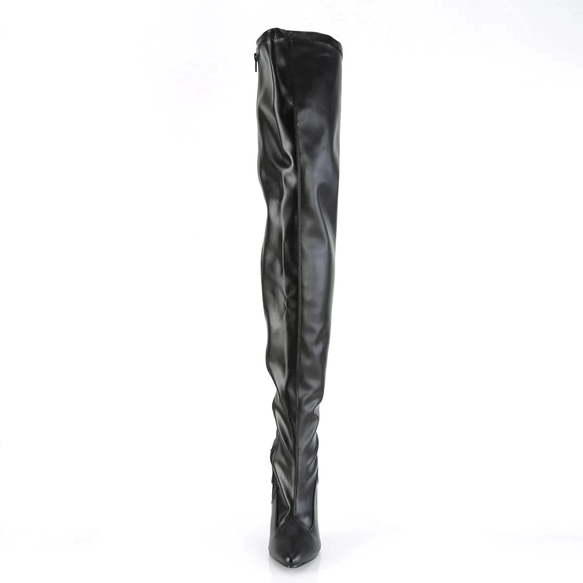 Plus Size Over-The-Knee Leather Stiletto Boots for Women