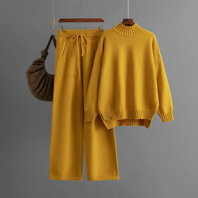 Cozy Turtleneck Knit Set