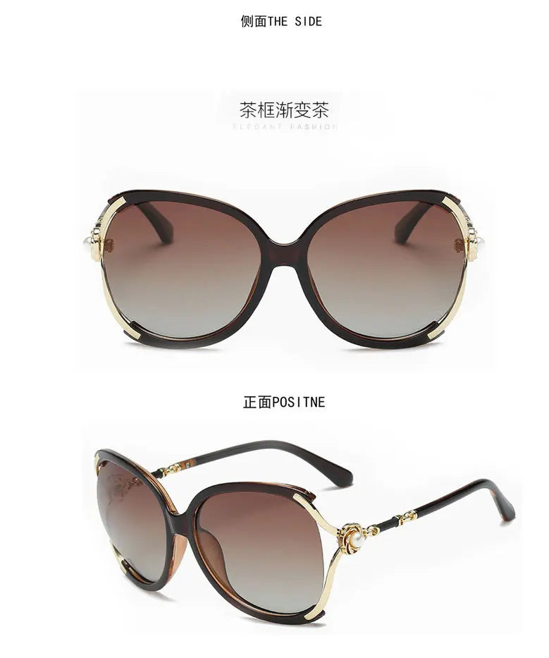 Vintage Gradient Rimless Sunglasses
