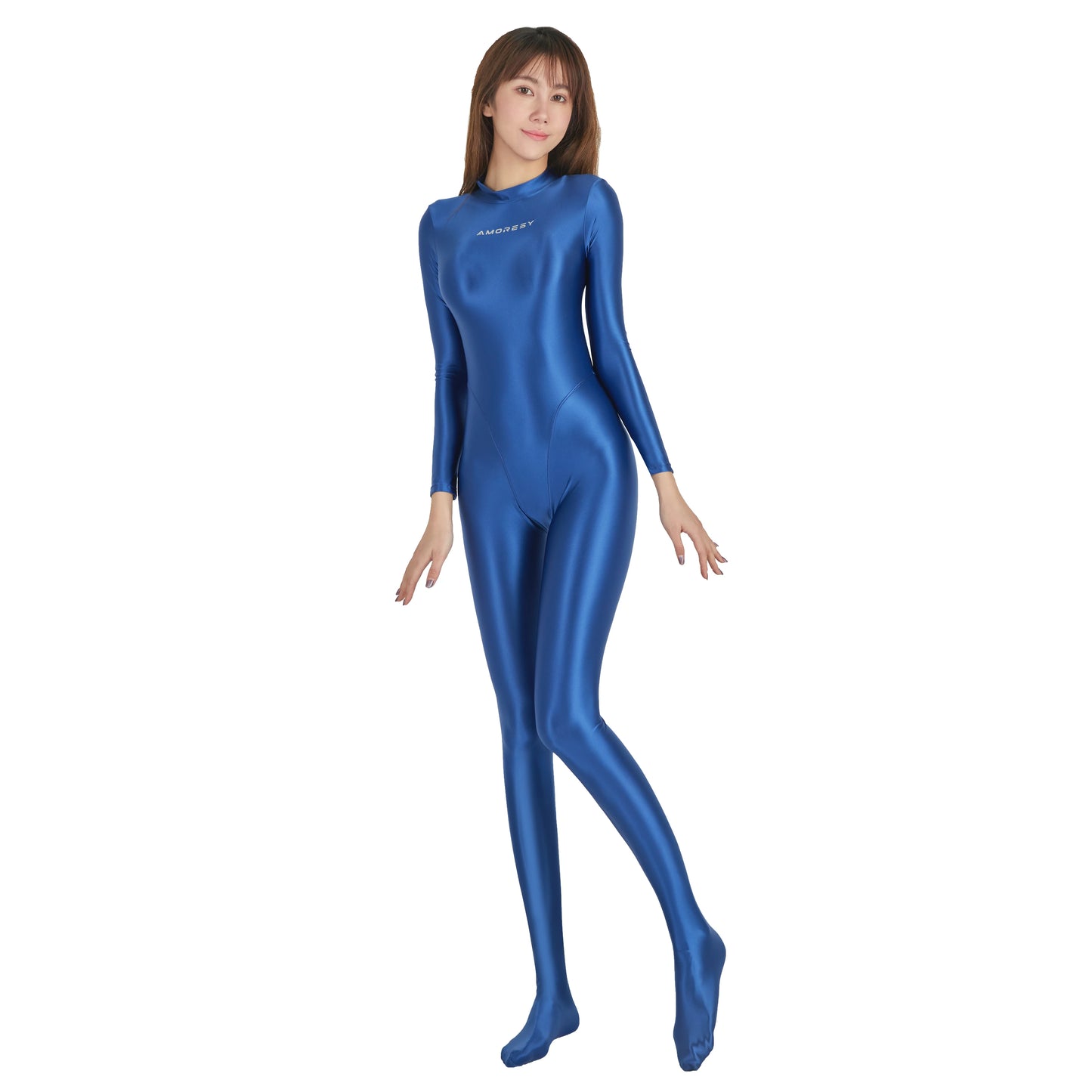 Athleisure Satin Zentai Bodysuit