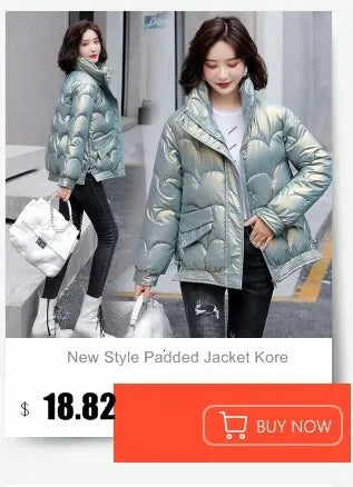 Warm Oversized Hooded Cotton Puffer Parka for Women