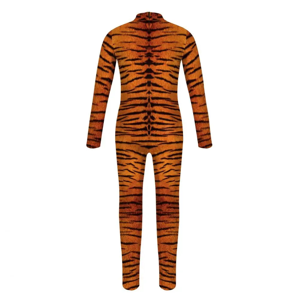 Deluxe Family Matching Tiger Cosplay Bodysuit for Women