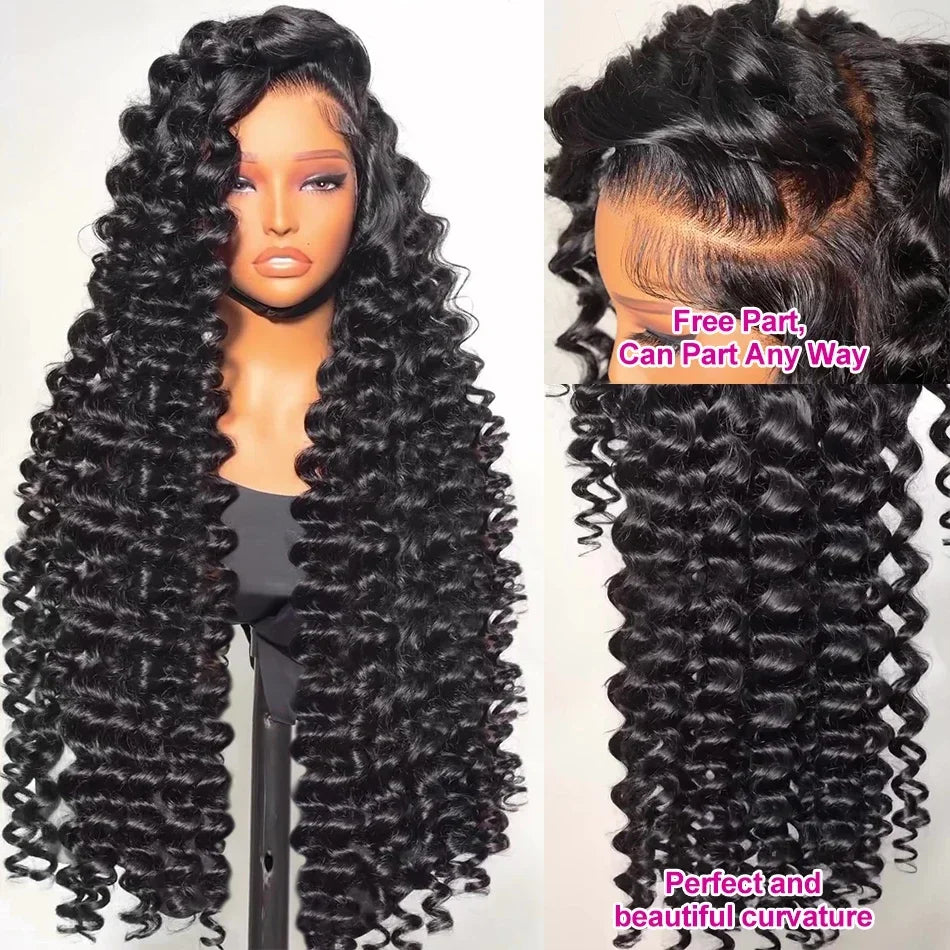 Deep Wave Lace Front Human Hair Wig