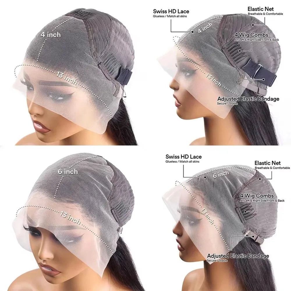 Gorgeous Long Body Wave Silk Hd Lace Front Wig for Women