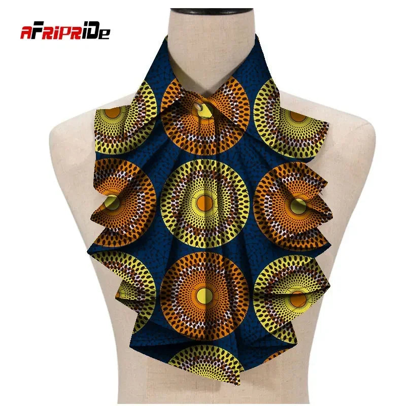 Handmade African Print Ankara Rope Necklace for Women