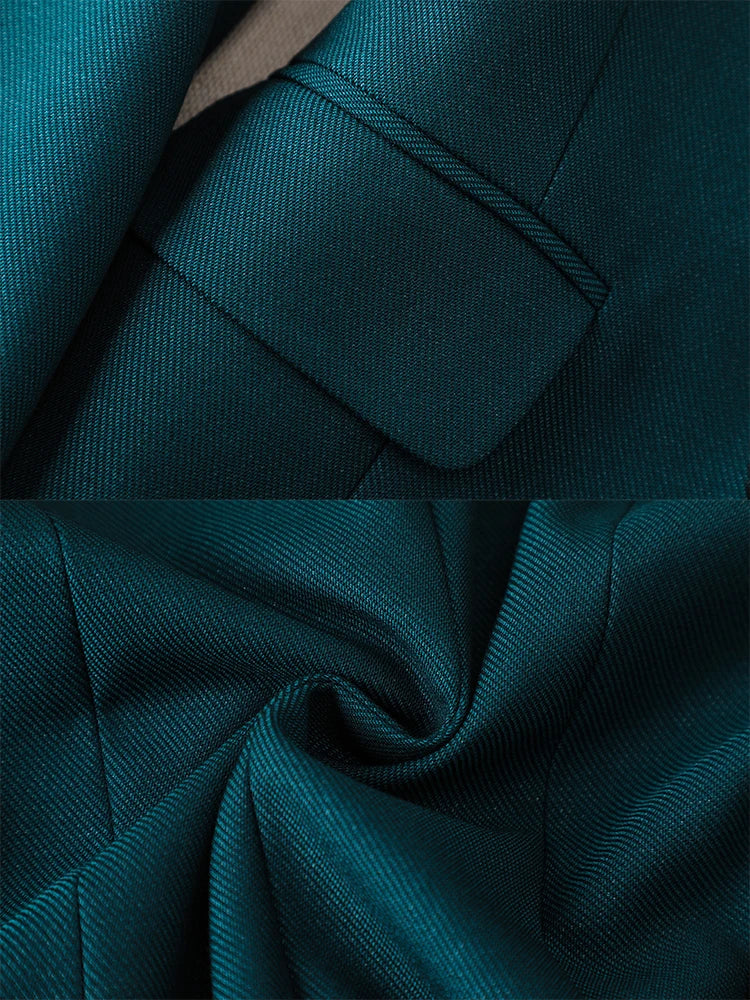 Slim Fit Blazer And Pant Suit