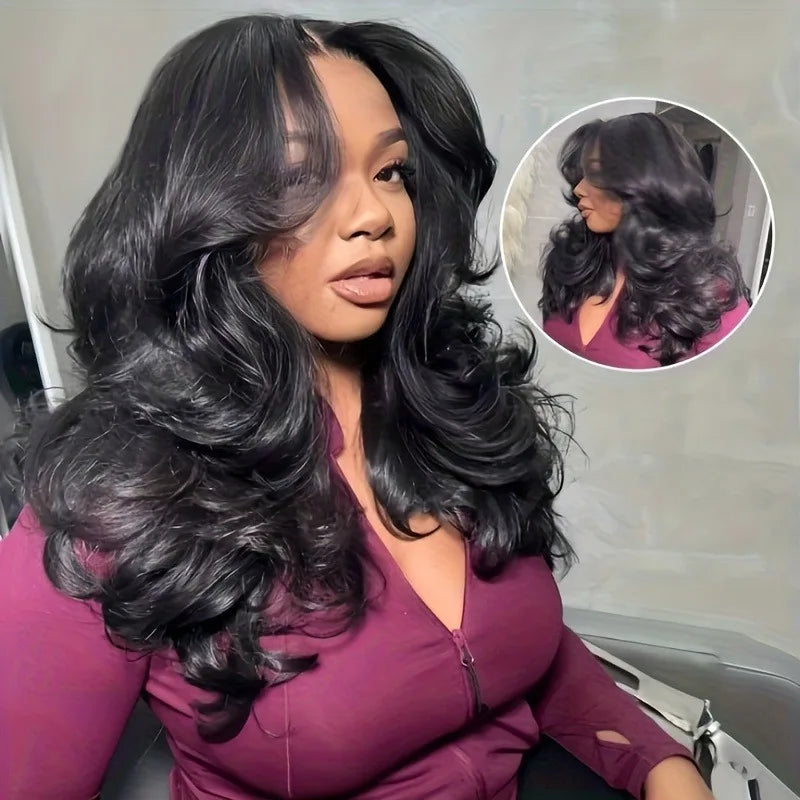 Pre-Plucked Body Wave Lace Wig with Baby Hair for Women