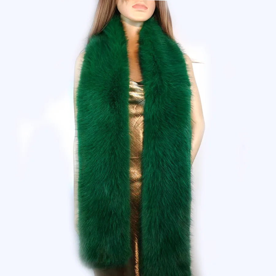 Fluffy Faux Fur Winter Wrap Scarf