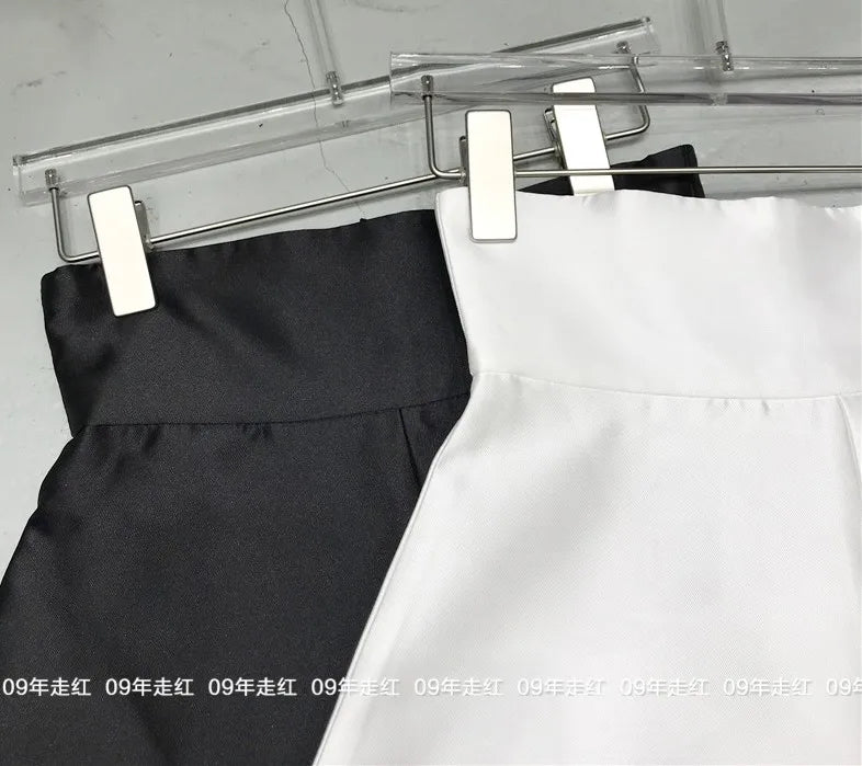 Fashion High-waisted Fluffy Pants 2025 Spring and Summer New Satin Casual Loose Wide-leg Suit Shorts Women's Versatile Shorts