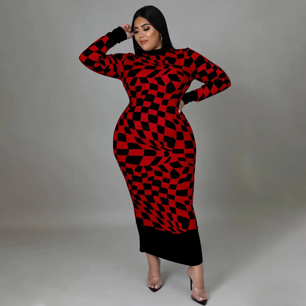 Colorful African Dashiki Print Traditional Dress for Women
