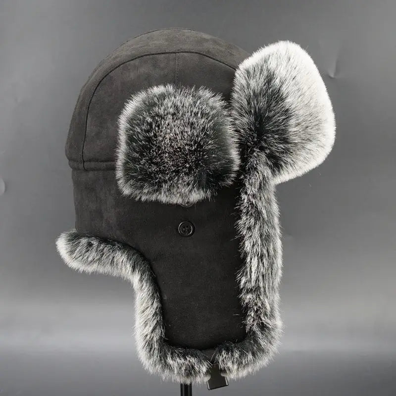 Faux Fur Ushanka Earflap Winter Hat