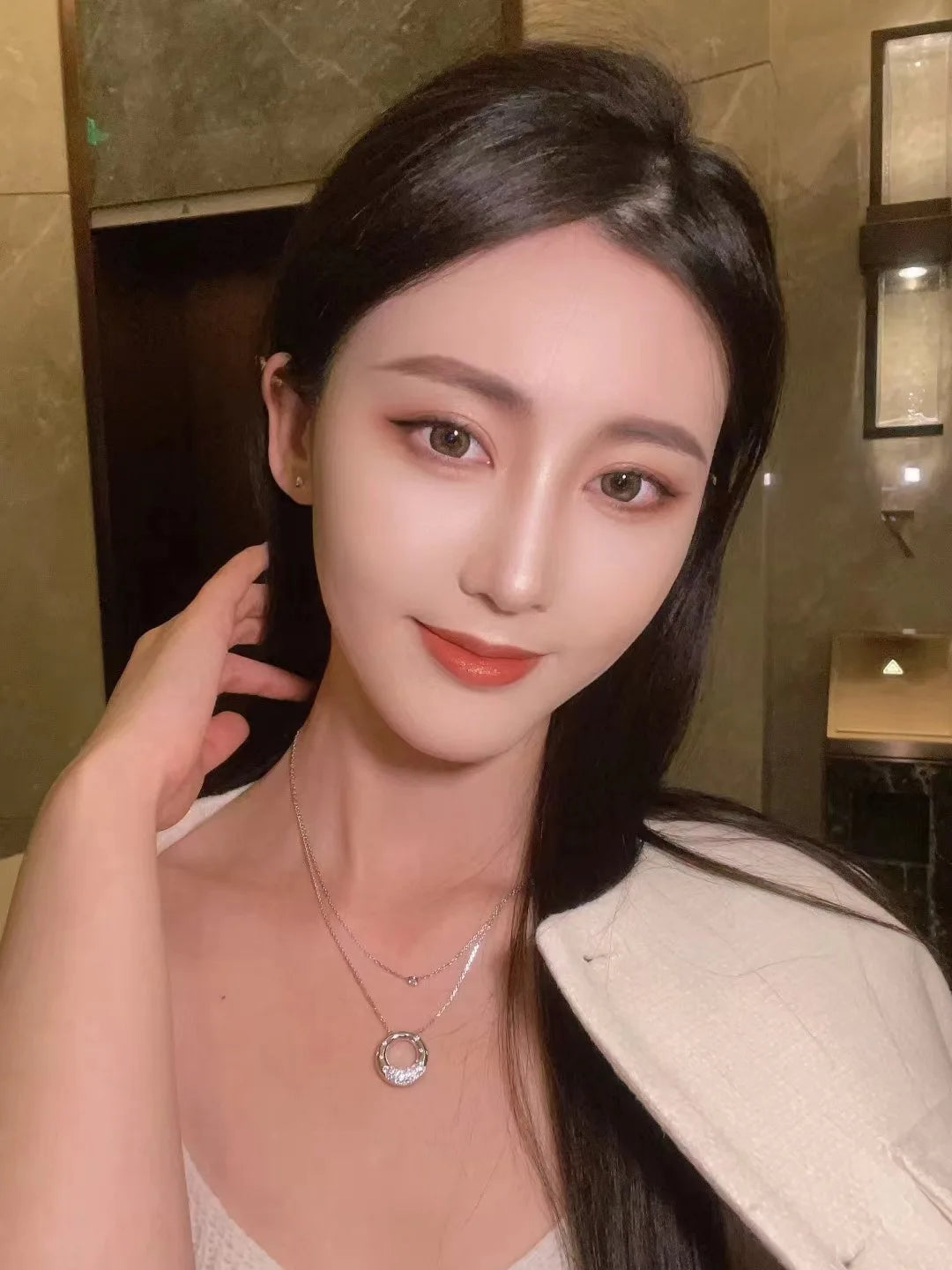 PANSYSEN 925 Sterling Silver Sparkling Pink Sapphire High Carbon Diamond Pendant Necklace 18K Gold Plated Wedding Party Jewelry